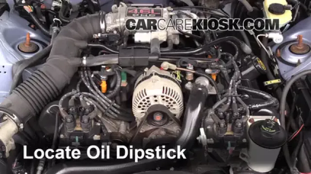 1997 Ford Thunderbird LX 4.6L V8 Huile Vérifier le niveau de l'huile